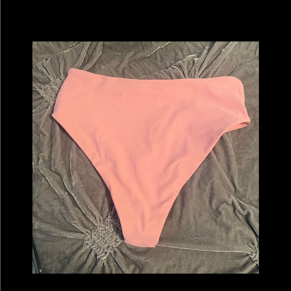 SHEIN Light Pink High Waist Swim Bottoms - Picture 5 of 6